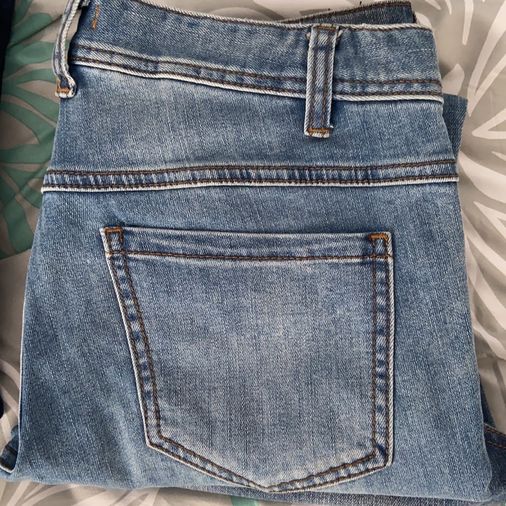 Free People Low-Rise light wash